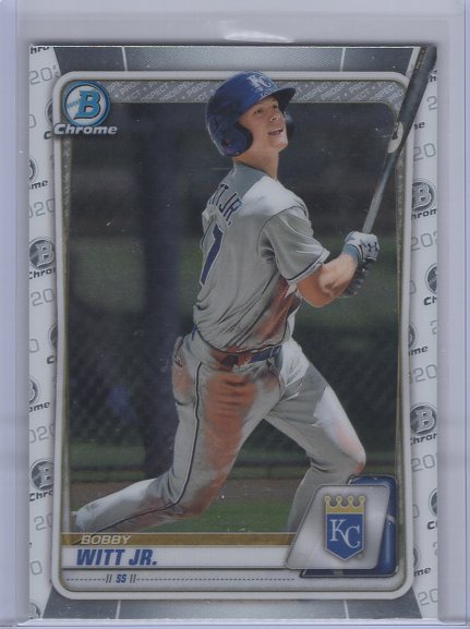 2020 Bowman Draft CHROME Bobby Witt Jr. #BD-152