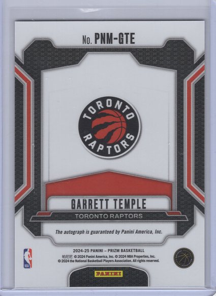 2024-25 Prizm Garrett Temple Penmanship #PNM-GTE